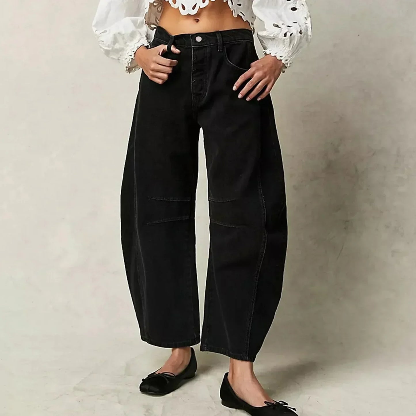 Wide Leg Jeans Women – Stylish High-Waisted Denim Trousers for Casual Wear