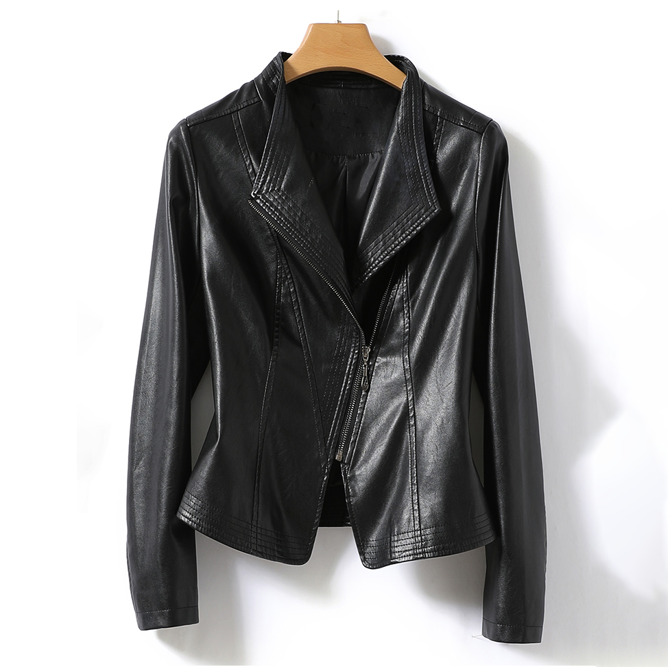 Leather Blazer Women – Stylish Faux Leather Jacket for Casual or Work