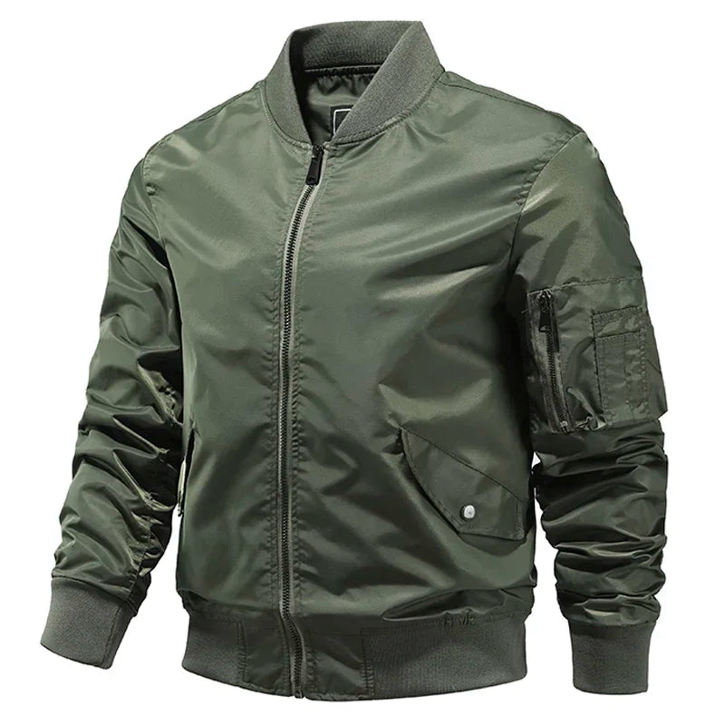 Men's Bomber Jacket – Stylish Lightweight Outerwear for Casual and Sporty Looks