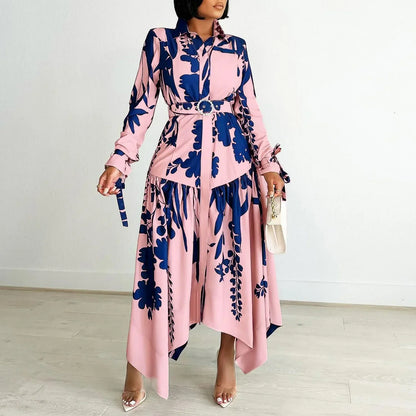 Maxi Dress for Women – Stylish Printed Long Dress for Summer Casual Wear