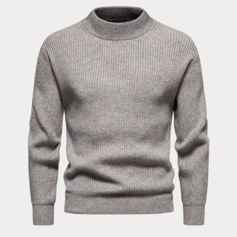 Men's Knit Jumper – Cozy Crew Neck Sweater for Casual and Smart Wear