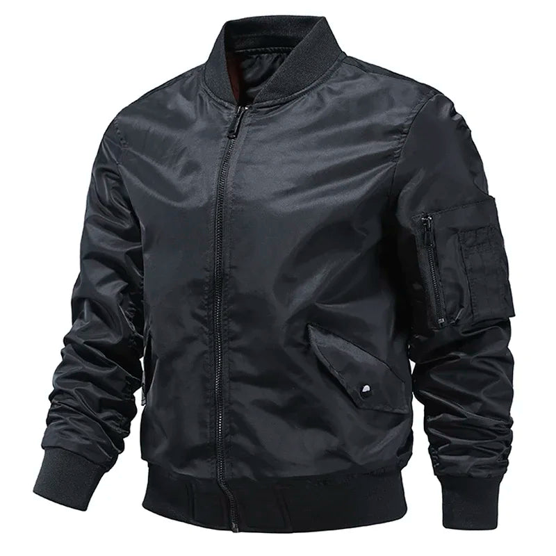 Men's Bomber Jacket – Stylish Lightweight Outerwear for Casual and Sporty Looks