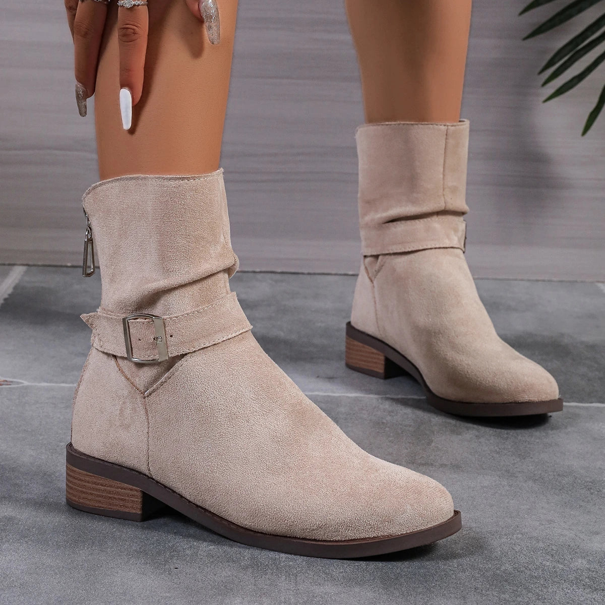 Women's Autumn Boots – Stylish Waterproof Ankle Booties for Fall Fashion