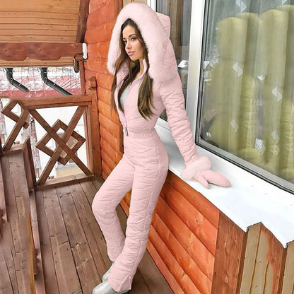 Winter Overalls for Women – Elegant Warm Jumpsuit with Stylish Design