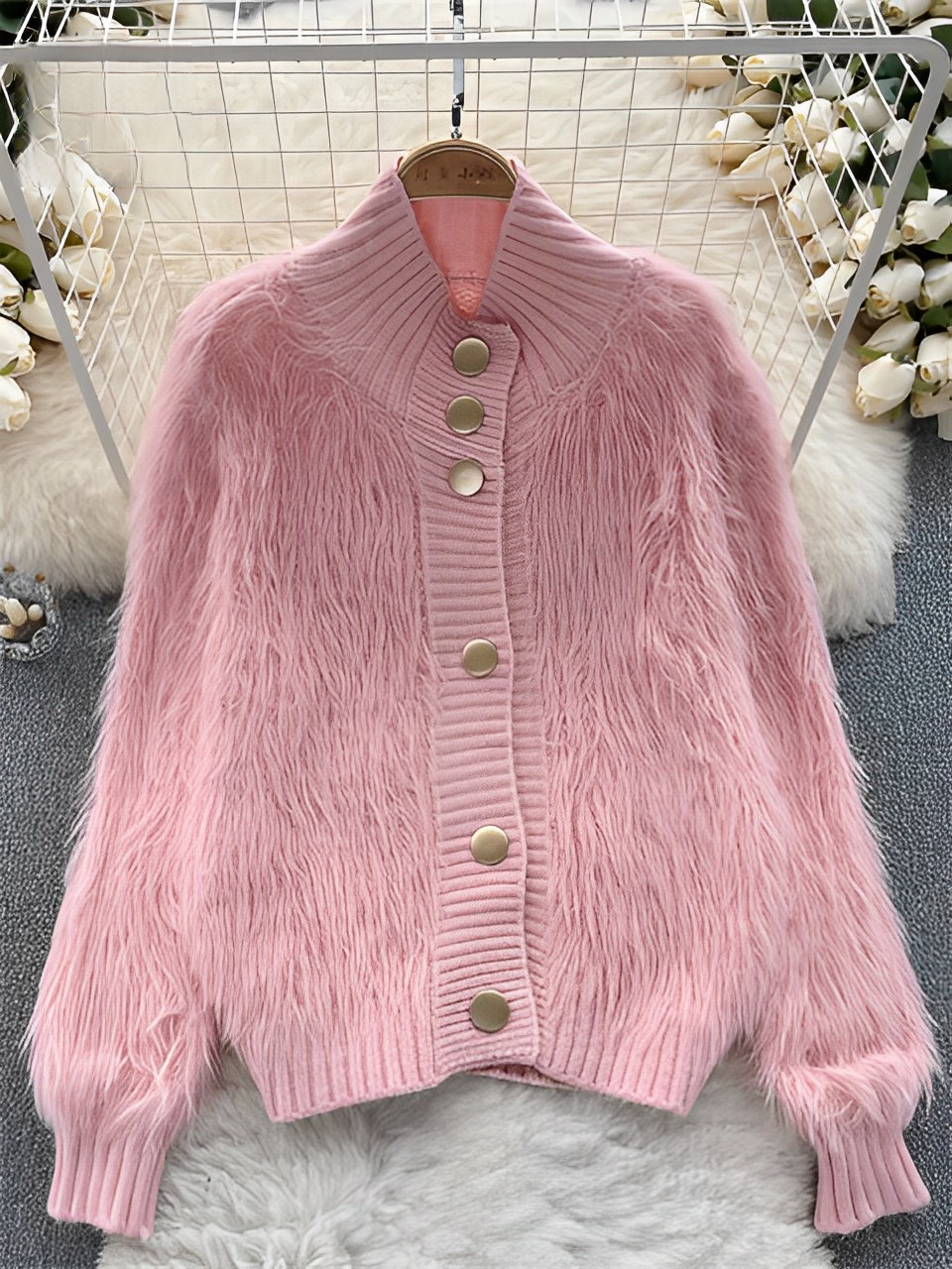 Women's Cardigan – Elegant Knit Sweater for Casual and Formal Wear