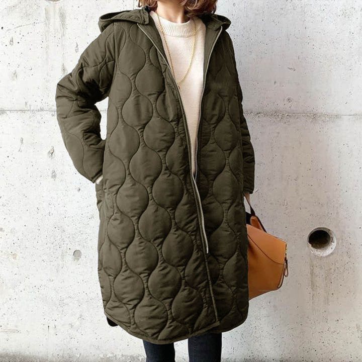 Winter Jacket for Women – Warm Insulated Coat with Hood for Cold Weather