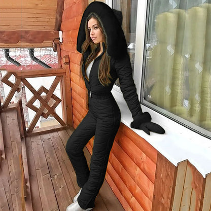 Winter Overalls for Women – Elegant Warm Jumpsuit with Stylish Design