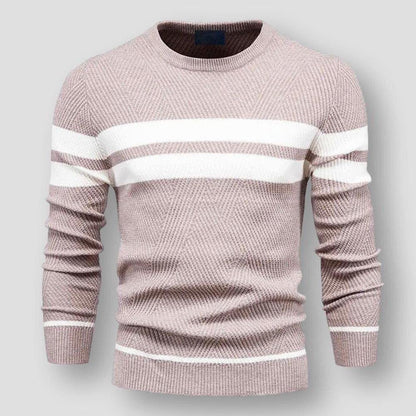 Men's Striped Jumper – Stylish Knit Sweater for Casual and Smart Wear