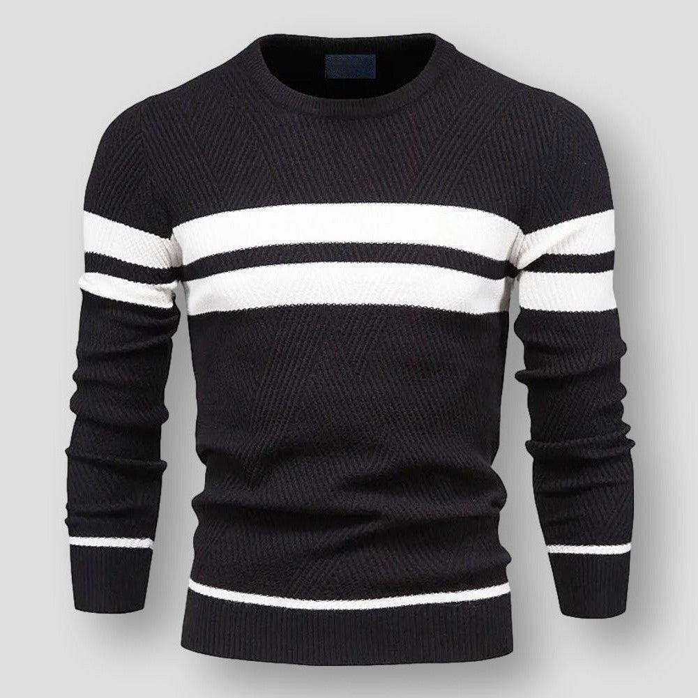 Men's Striped Jumper – Stylish Knit Sweater for Casual and Smart Wear