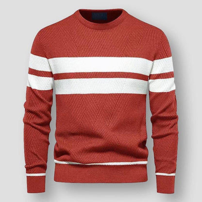 Men's Striped Jumper – Stylish Knit Sweater for Casual and Smart Wear