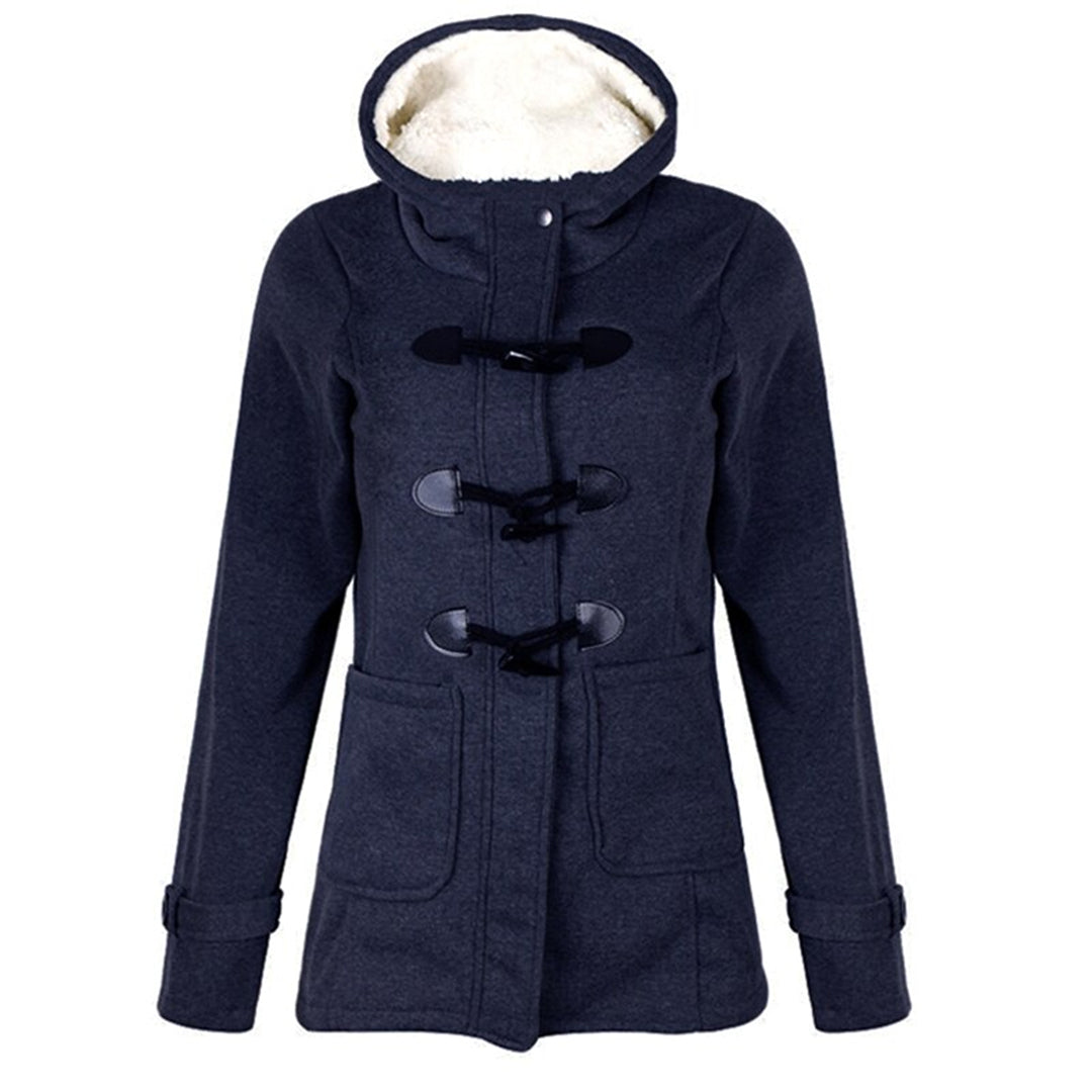 Winter Coat for Women – Warm Hooded Jacket with Stylish Design and Pockets