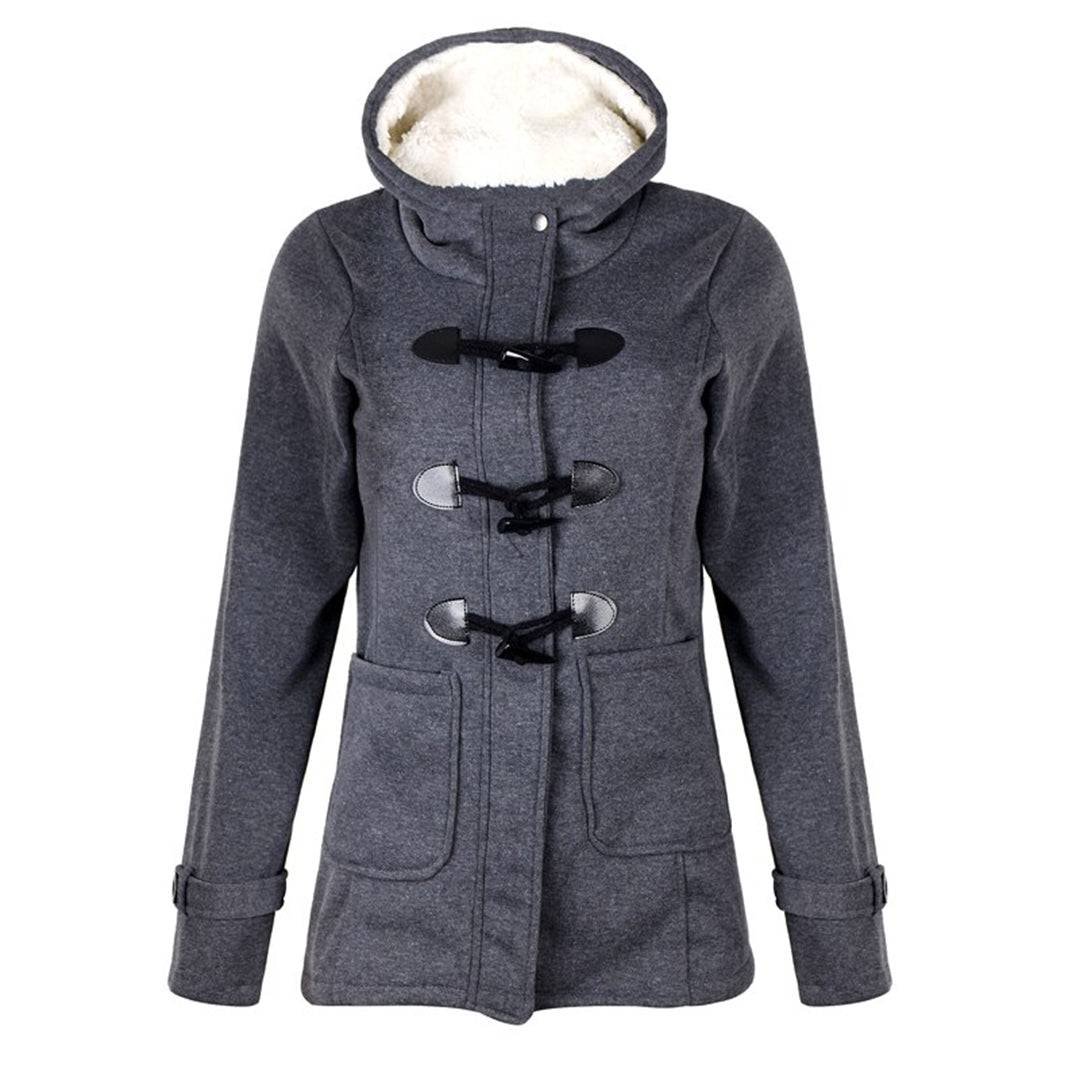 Winter Coat for Women – Warm Hooded Jacket with Stylish Design and Pockets