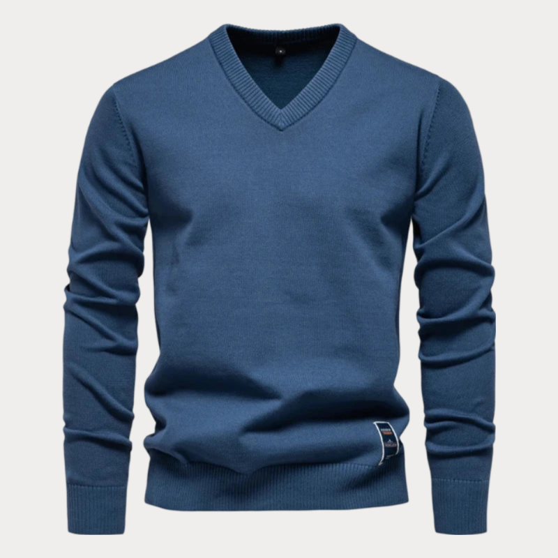 Men's V-Neck Jumper – Stylish Knit Sweater for Casual and Formal Wear