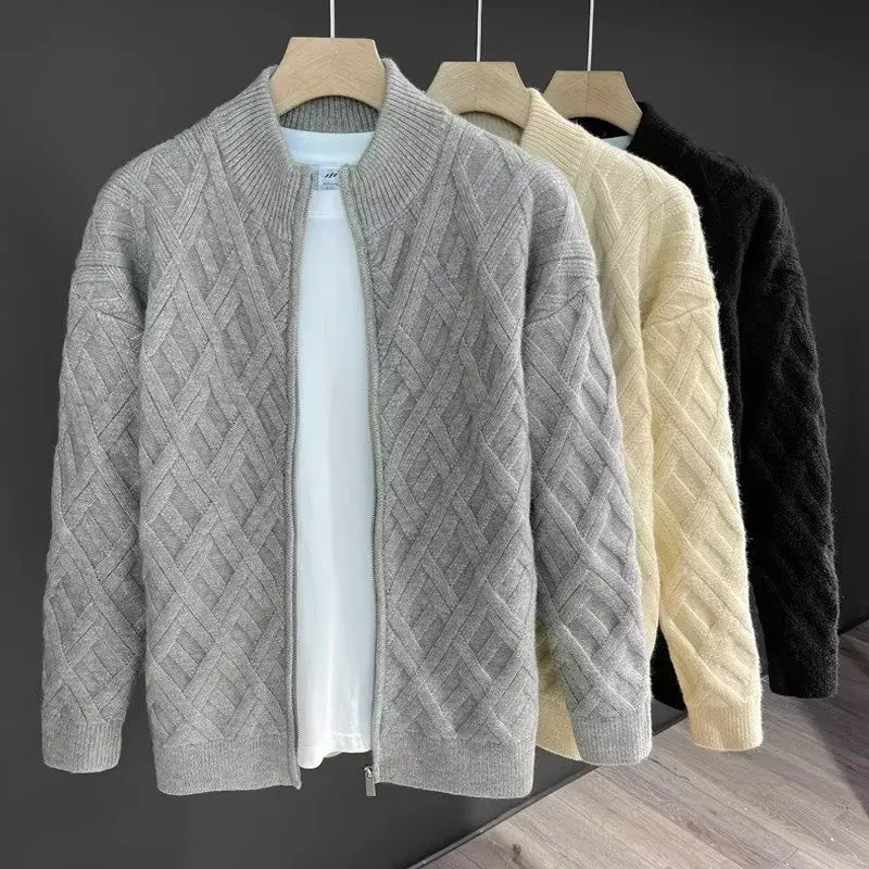 Men's Stylish Cardigan – Cozy Knit Sweater for Casual and Formal Wear