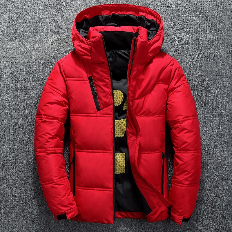 Men's Padded Jacket – Warm Insulated Coat for Winter Outdoor Activities