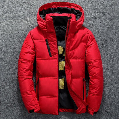 Men's Padded Jacket – Warm Insulated Coat for Winter Outdoor Activities