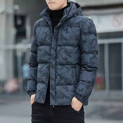 Men's Puffer Jacket – Warm Winter Coat with Waterproof Material & Stylish Design