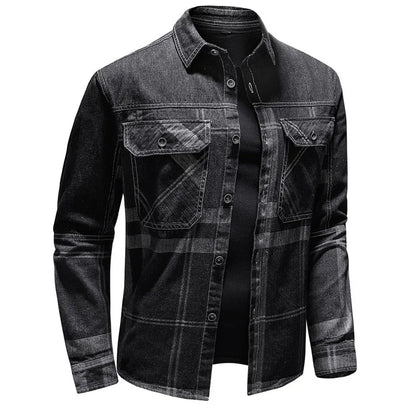 Men's Denim Jacket – Stylish Casual Outerwear with Classic Fit and Design