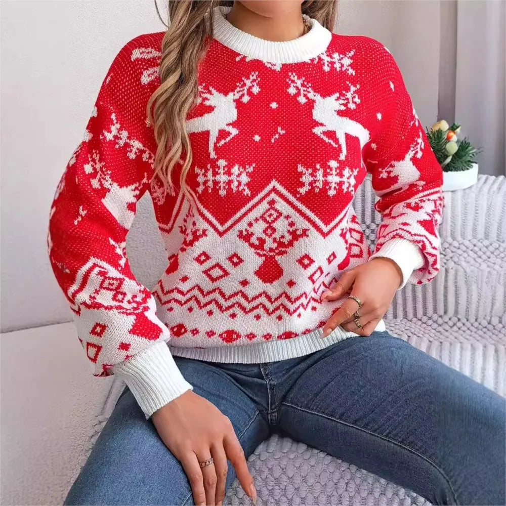 Christmas Jumper for Women – Cozy Holiday Sweater with Festive Design