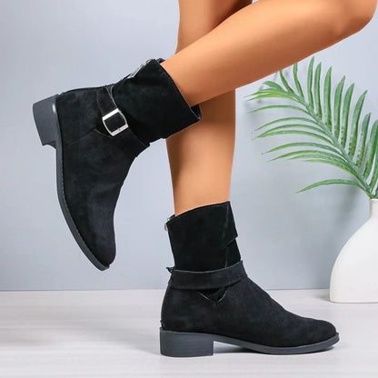 Women's Autumn Boots – Stylish Waterproof Ankle Booties for Fall Fashion