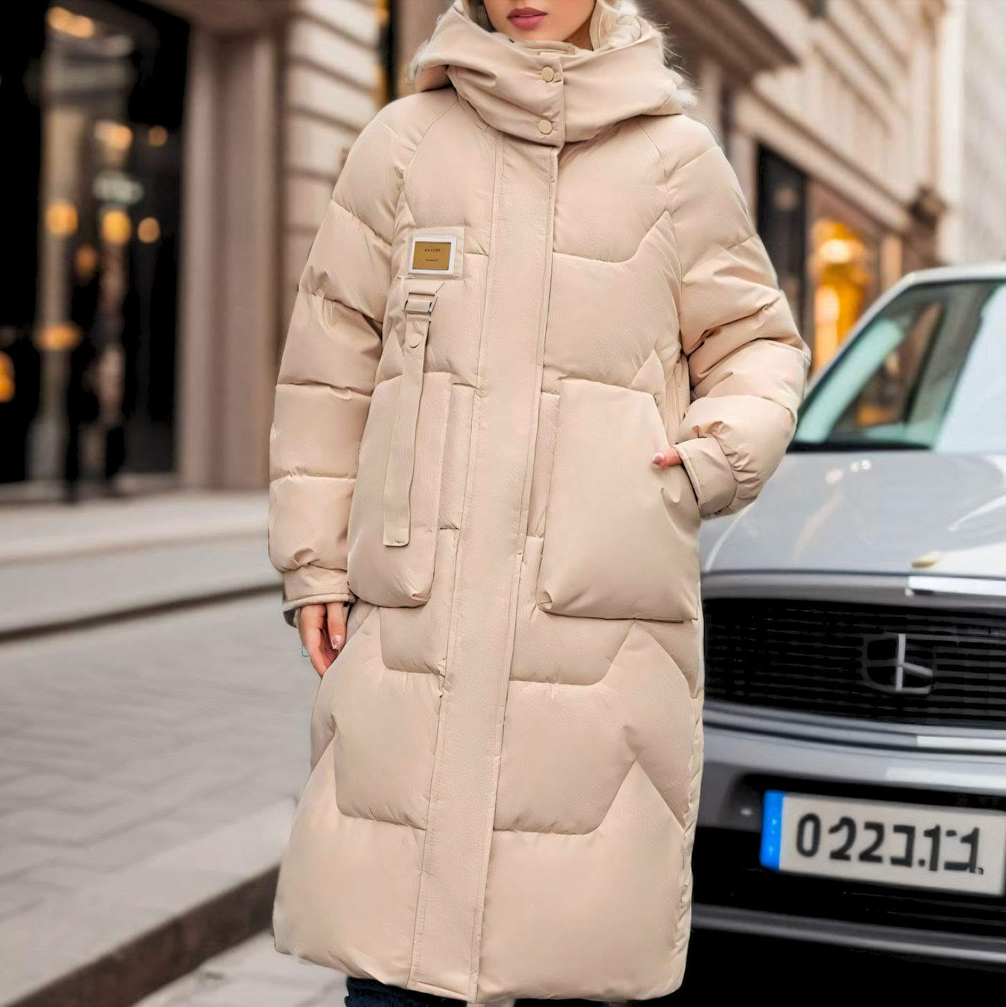 Women's Long Puffer Jacket – Warm, Stylish Winter Coat for Cold Weather