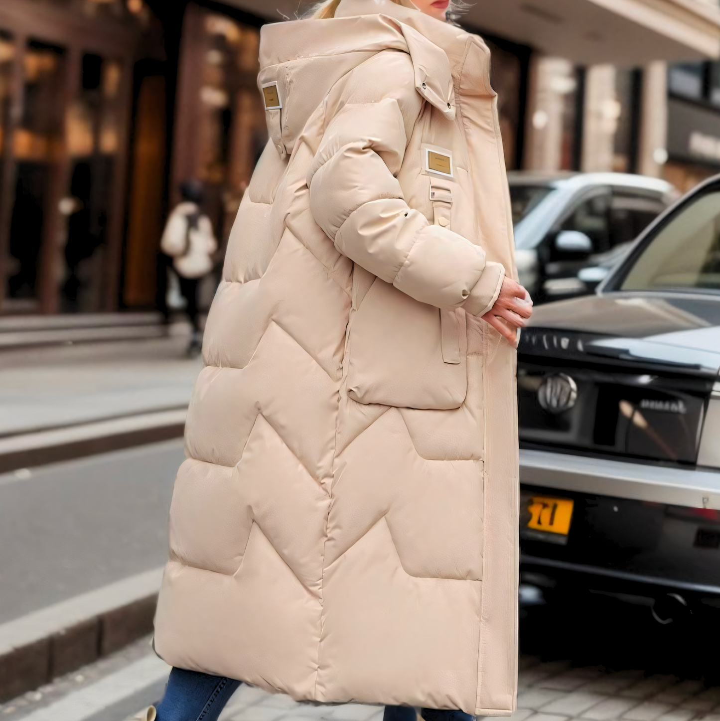 Women's Long Puffer Jacket – Warm, Stylish Winter Coat for Cold Weather