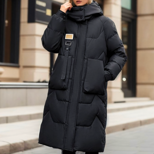 Women's Long Puffer Jacket – Warm, Stylish Winter Coat for Cold Weather