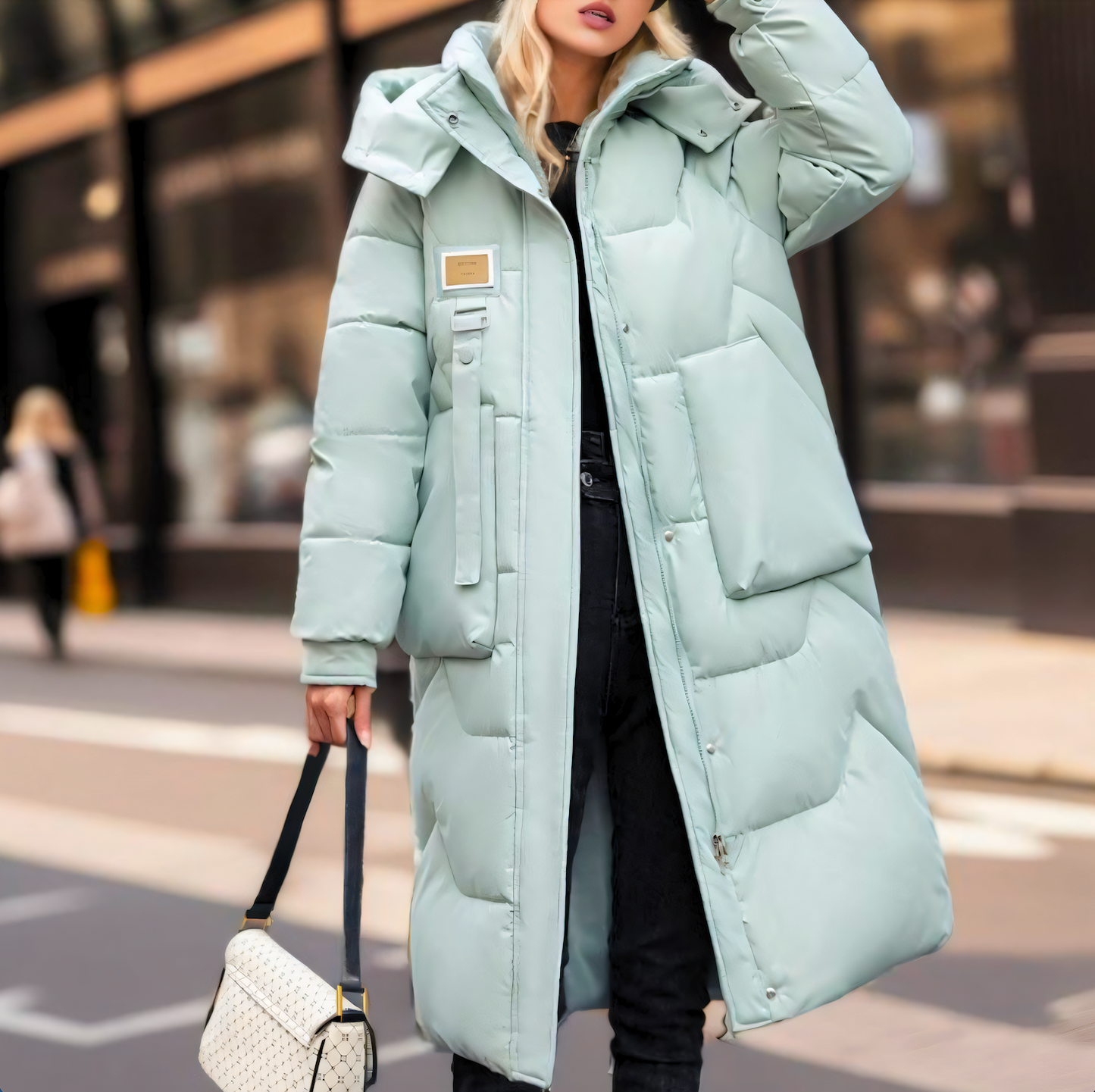 Women's Long Puffer Jacket – Warm, Stylish Winter Coat for Cold Weather