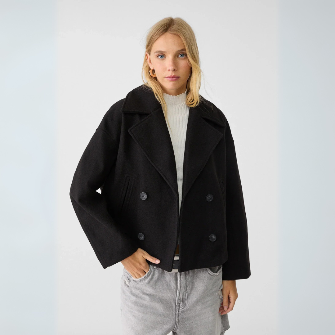 Women's Autumn Jacket – Classic Lightweight Fall Coat with Pockets