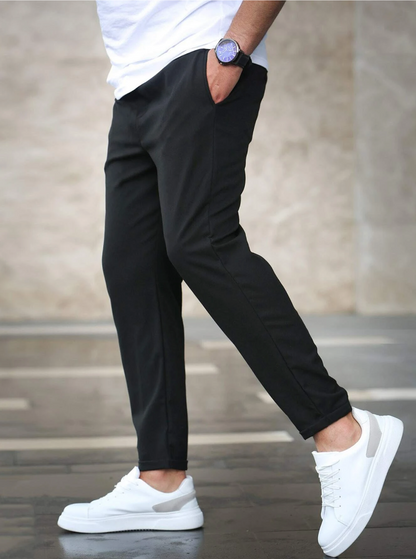 Cropped Trousers for Men – Stylish Lightweight Casual Pants for Summer Wear