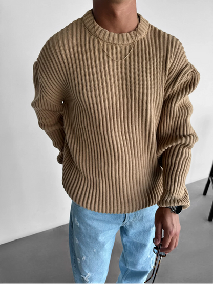 Men's Knitted Jumper – Warm, Stylish Sweater for Casual and Formal Wear