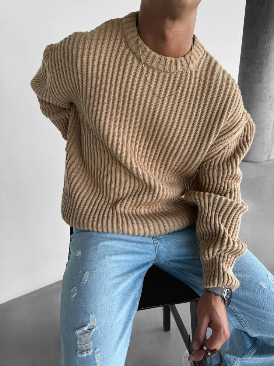 Men's Knitted Jumper – Warm, Stylish Sweater for Casual and Formal Wear