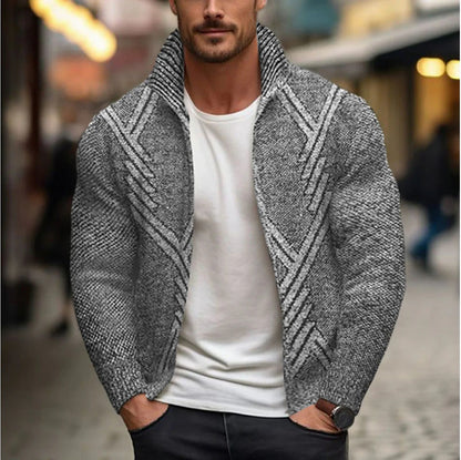 Men's Winter Cardigan – Cozy Knit Sweater for Cold Weather Fashion