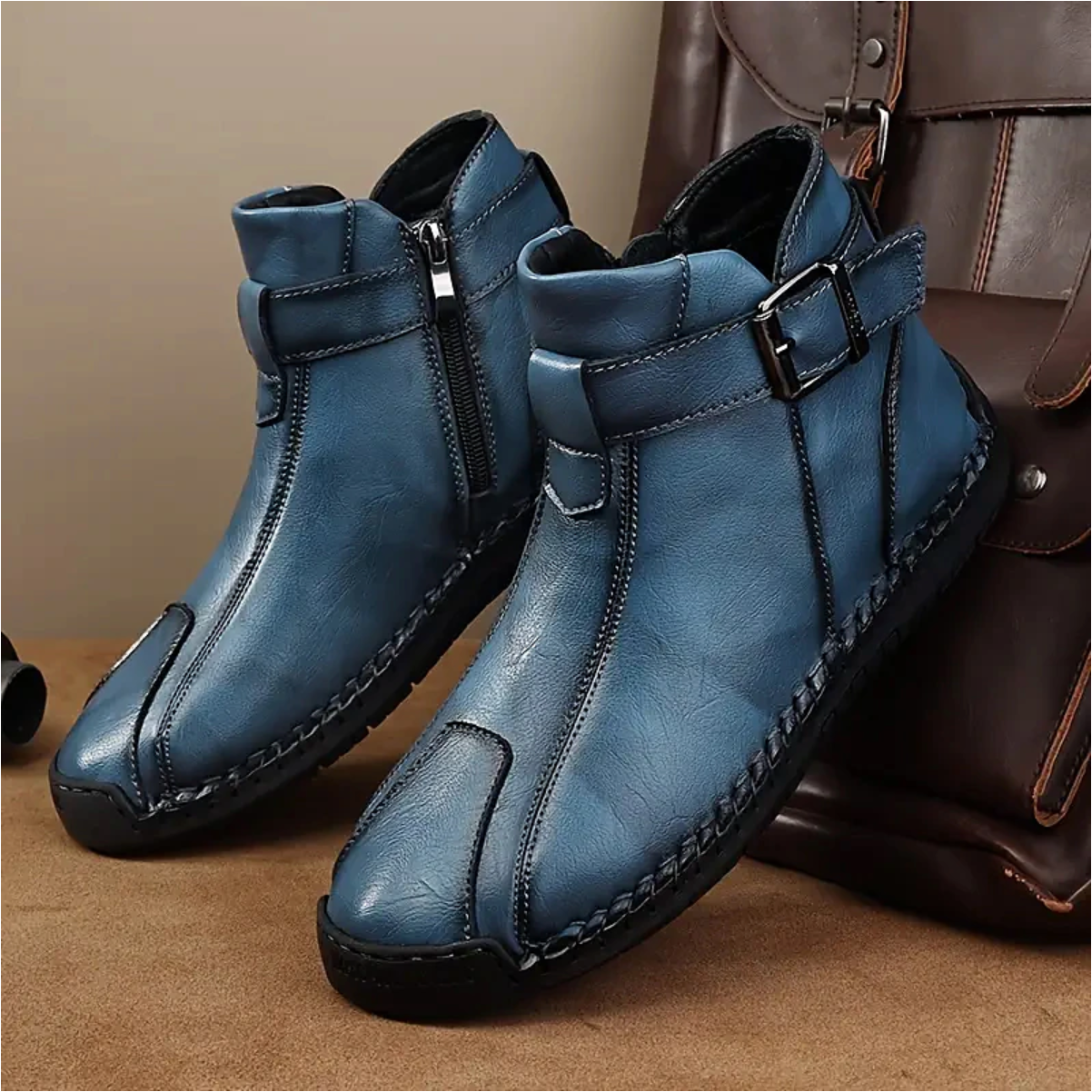 Men's Casual Boots – Retro Style Leather Ankle Boots for Everyday Wear