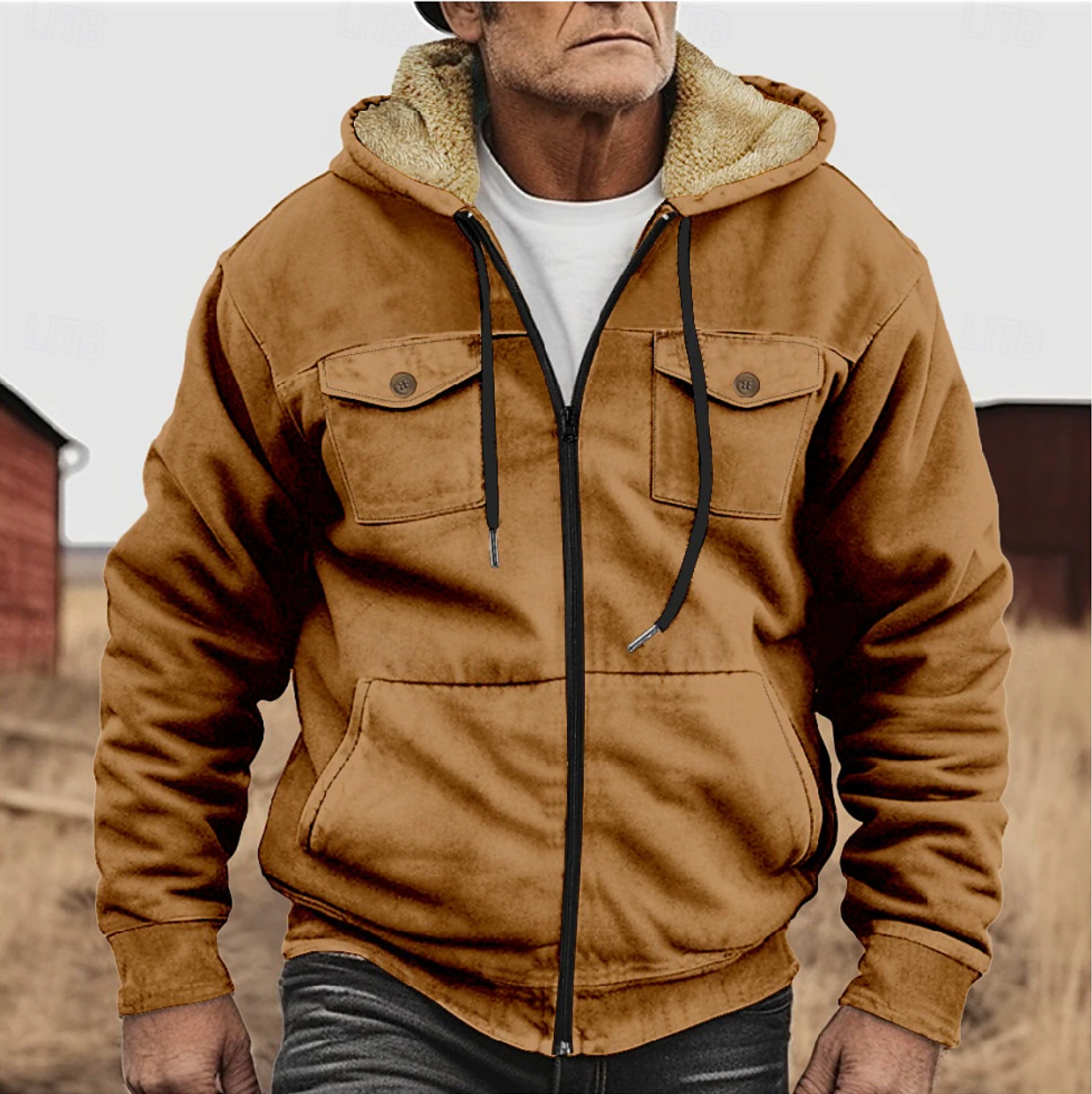 Men's Fleece Winter Jacket – Warm, Stylish, and Comfortable Outerwear