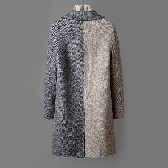 Men's Classic Coat – Stylish Wool Overcoat for Formal and Casual Wear