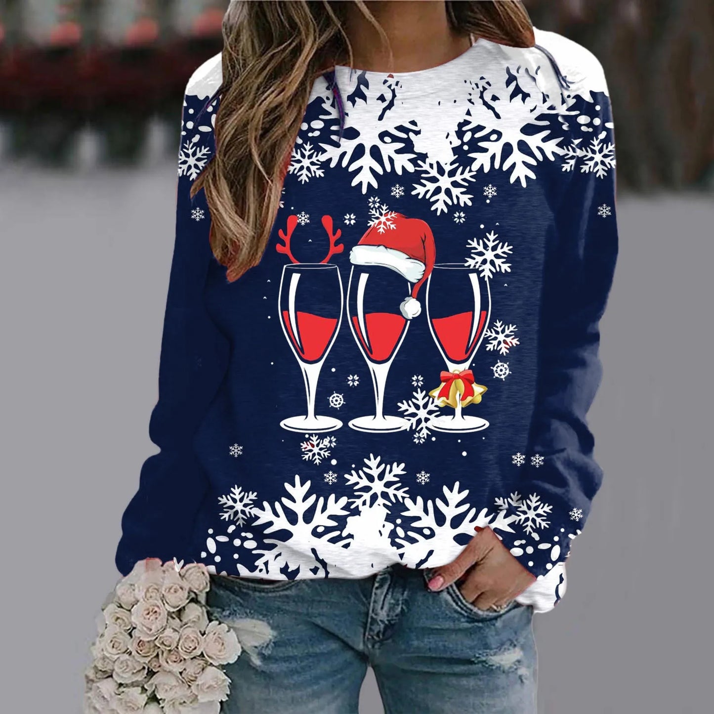 Christmas Jumper for Women – Cozy Knit Sweater with Festive Design