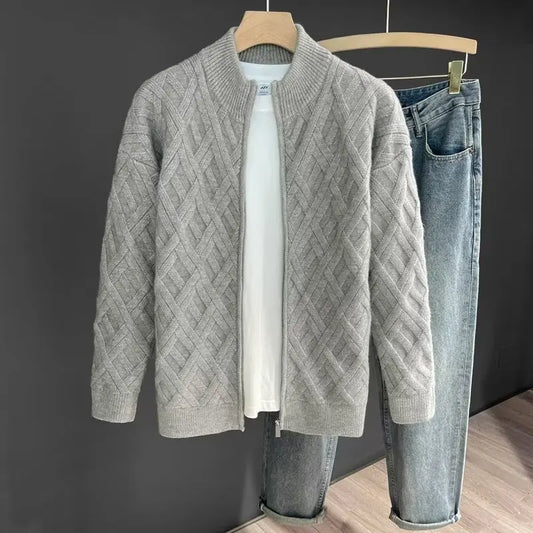 Men's Stylish Cardigan – Cozy Knit Sweater for Casual and Formal Wear