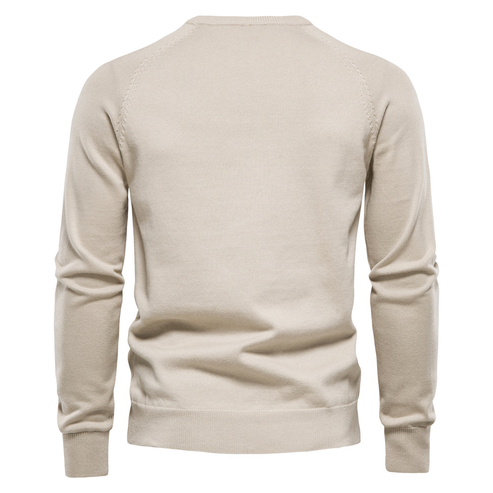 Men's Knitted Jumper – Cozy Sweater for Casual Wear, Warm Knit Design