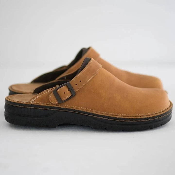 Men's Vintage Slipper Shoes – Classic Comfortable Footwear for Casual Wear