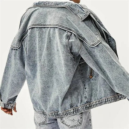 Denim Jacket for Men – Stylish Casual Outerwear, Classic Fit, Versatile Design