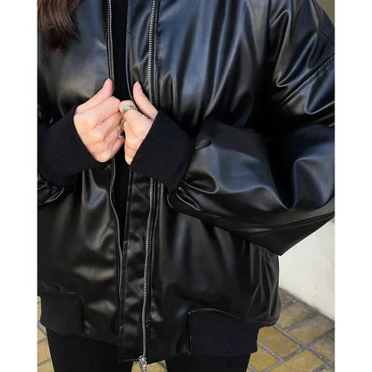 Leather Jacket Women – Stylish Biker Jacket in Genuine Leather for Fashion