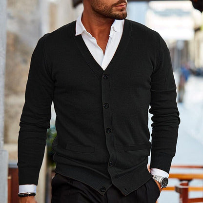 Men's Classic Cardigan – Stylish Knit Sweater for Casual and Formal Wear