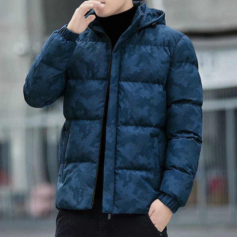 Men's Puffer Jacket – Warm Winter Coat with Waterproof Material & Stylish Design