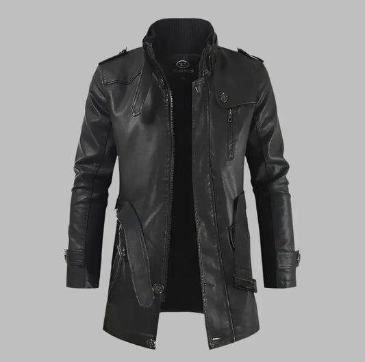 Men's Leather Coat – Stylish Genuine Leather Jacket for Casual and Formal Wear