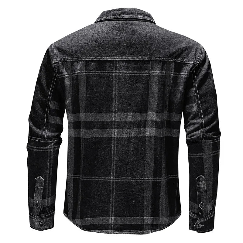 Men's Denim Jacket – Stylish Casual Outerwear with Classic Fit and Design