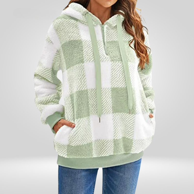 Women's Cozy Hoodie Jumper – Soft Casual Sweater for Autumn and Winter