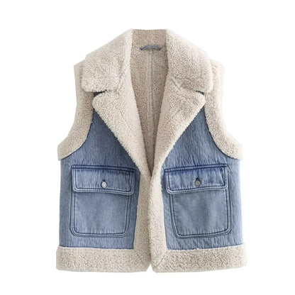 Winter Gilet for Women – Stylish Insulated Vest with Pockets for Cold Weather