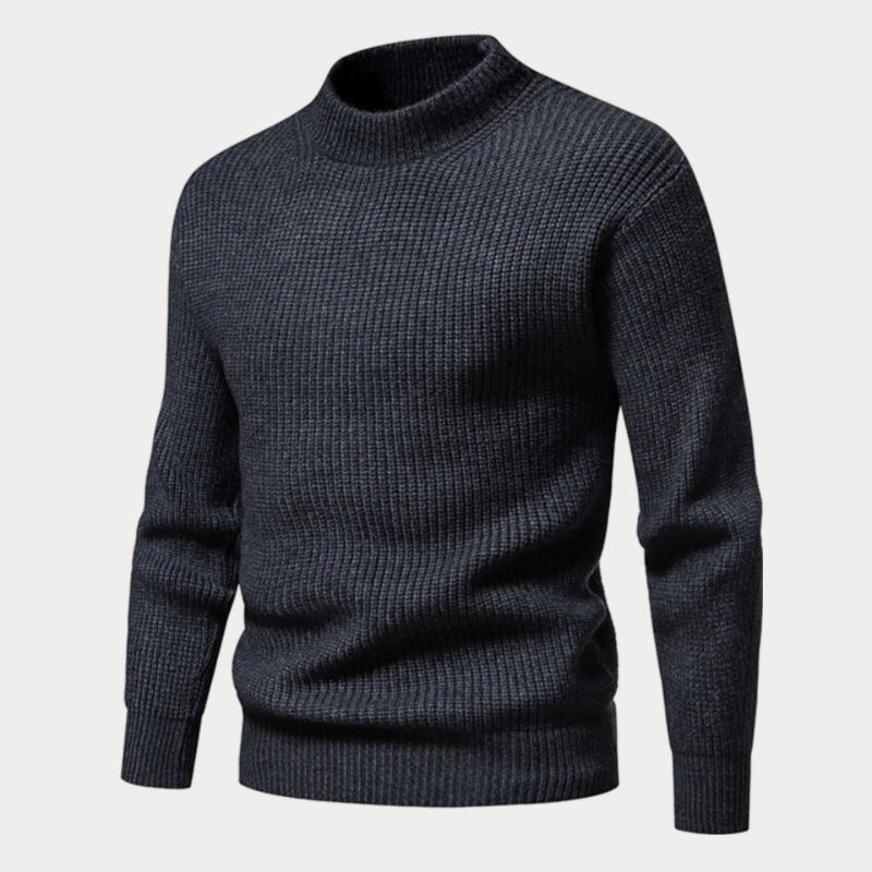 Men's Knit Jumper – Cozy Crew Neck Sweater for Casual and Smart Wear