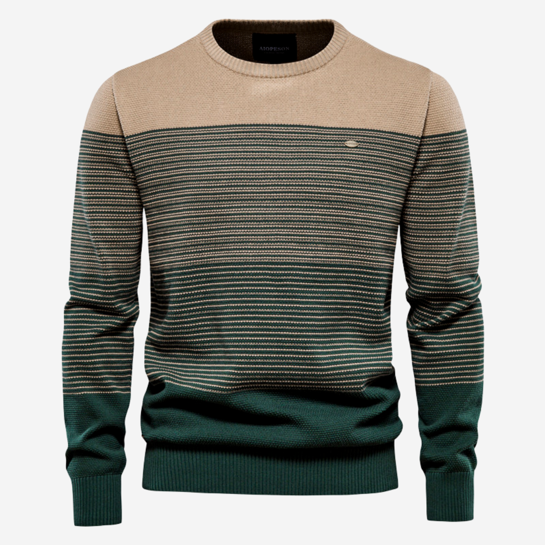 Men's Striped Jumper – Stylish Knit Sweater for Casual and Smart Wear